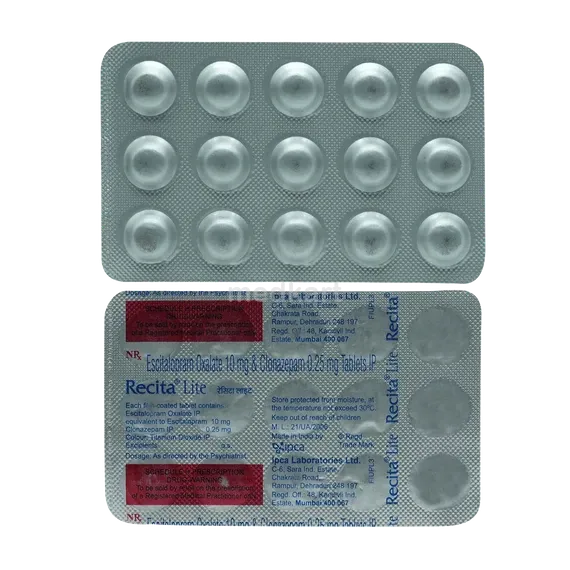 recita lite tablet 15's